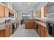 Bright kitchen boasts an open layout and overlooks the backyard at 2309 Cross Tee Ct, Brooksville, FL 34604