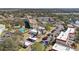 Aerial view of condo community with pool and parking at 2700 Bayshore Blvd # 1305, Dunedin, FL 34698