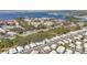 Aerial view of waterfront condo community and mobile homes at 2700 Bayshore Blvd # 1305, Dunedin, FL 34698