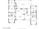 Detailed floor plan showing the layout of the home's bedrooms, bathrooms, kitchen, and living spaces at 3110 W De Bazan Ave, St Pete Beach, FL 33706