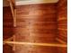 This interior shot highlights a wooden wall with shelving at 3110 W De Bazan Ave, St Pete Beach, FL 33706