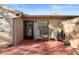 Cozy patio with two chairs and a small table, perfect for relaxing at 3185 Charter Club Dr # A, Tarpon Springs, FL 34688