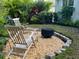 Backyard patio with seating area at 32857 Brooks Hawk Ln, Wesley Chapel, FL 33543