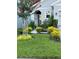 Well-maintained front yard with landscaping at 32857 Brooks Hawk Ln, Wesley Chapel, FL 33543
