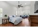 Main bedroom with sitting area and private access to backyard at 4023 W Horatio St, Tampa, FL 33609