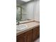 Bathroom boasts a sizable vanity with wood cabinets at 4915 Bay Ne St # 335, St Petersburg, FL 33703
