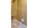 Clean bathroom with shower and grab bars at 4915 Bay Ne St # 335, St Petersburg, FL 33703