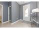 Bright entryway with gray walls and white door at 6206 Windship Ct, Tampa, FL 33647