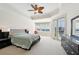 Primary bedroom with water views and large windows at 6330 Watercrest Way # 404, Bradenton, FL 34202