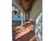 Covered walkway leading to the front entrance of the home at 7711 Innis Ct, St Petersburg, FL 33709