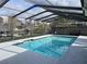 Inviting screened pool with ample deck space at 8719 Elmwood Ln, Tampa, FL 33615