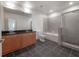 Bathroom with double vanity, tub, and shower at 1010 Central Ave # 106, St Petersburg, FL 33705