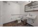 Clean and accessible restroom with tiled floor and modern fixtures at 1010 Central Ave # 106, St Petersburg, FL 33705