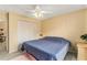 Bedroom with a double bed and closet at 12059 Deep Creek Dr, Spring Hill, FL 34609