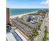 Aerial view of a beachfront townhome community at 17960 Gulf Blvd # 103, Redington Shores, FL 33708