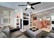 Open living and dining area with contemporary decor at 17960 Gulf Blvd # 103, Redington Shores, FL 33708