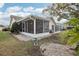 Spacious screened patio, perfect for relaxing and enjoying the outdoors at 1928 E View Dr, Sun City Center, FL 33573