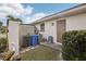 Exterior storage shed and space for bins at 1928 E View Dr, Sun City Center, FL 33573