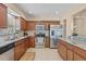 Modern kitchen with stainless steel appliances and granite countertops at 2765 57Th N St, St Petersburg, FL 33710