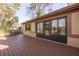 Spacious deck with access to private backyard at 3985 Mermoor Dr, Palm Harbor, FL 34685