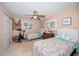 Bedroom with twin beds and exercise bike at 3998 South Cir, Largo, FL 33774