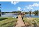 Private dock with lake access, perfect for relaxing or fishing at 10020 Kenda Dr, Riverview, FL 33578