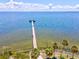 Long pier extending over calm water, great for walking and relaxing at 1055 Philippe Pkwy, Safety Harbor, FL 34695