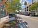 Welcome to Downtown Safety Harbor sign on a tree-lined street at 1055 Philippe Pkwy, Safety Harbor, FL 34695