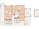 Floor plan showing a 5 bedroom, 3 bath home with deck at 1055 Philippe Pkwy, Safety Harbor, FL 34695