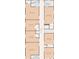 Floor plan showing a 5 bedroom, 3 bath home at 1055 Philippe Pkwy, Safety Harbor, FL 34695