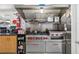 Kitchen area with a Vulcan range and ample counter space at 1055 Philippe Pkwy, Safety Harbor, FL 34695