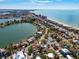 Property location shown near water and beach with neighboring properties visible at 15804 Redington Dr, Redington Beach, FL 33708