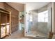 Modern bathroom with glass shower and new tile at 15804 Redington Dr, Redington Beach, FL 33708