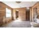 Renovation in progress, featuring original wood walls at 15804 Redington Dr, Redington Beach, FL 33708