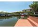 Private boat dock with no trespassing sign at 1695 Pinellas Bayway S # E4, Tierra Verde, FL 33715