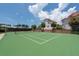Well-maintained tennis court for residents' use at 1695 Pinellas Bayway S # E4, Tierra Verde, FL 33715