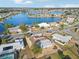 Aerial view of a house by the lake at 1732 Flamingo Ln, Sun City Center, FL 33573