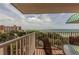 Stunning balcony view overlooking the ocean and sandy beach at 18400 Gulf Blvd # 1505, Indian Shores, FL 33785