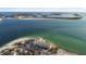 Panoramic aerial view of beachfront condos with stunning ocean views and white sand beaches at 200 1St Ave # 312, St Pete Beach, FL 33706