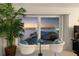 Charming interior ocean view with cozy seating perfect for serene relaxation at 200 1St Ave # 312, St Pete Beach, FL 33706