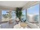 Bright living space with ocean views and comfortable seating at 200 1St Ave # 312, St Pete Beach, FL 33706