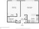 Floor plan showing bedroom, bathroom, kitchen, and Gathering room at 210 5Th S Ave # 307, St Petersburg, FL 33701