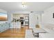 Modern kitchen with white cabinets and stainless steel appliances at 210 5Th S Ave # 307, St Petersburg, FL 33701