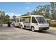 Electric shuttle transporting passengers at 210 5Th S Ave # 307, St Petersburg, FL 33701