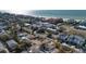 Aerial view of neighborhood near the beach at 2215 1St St # A & B, Indian Rocks Beach, FL 33785