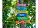 Colorful beach access sign with a positive message at 2215 1St St # A & B, Indian Rocks Beach, FL 33785