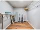 Large storage closet with shelving and hardwood floors at 3062 Eastland Blvd # 405, Clearwater, FL 33761
