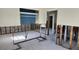 Unfinished bedroom with exposed walls and framing at 4119 Harrisburg Ne St, St Petersburg, FL 33703