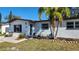 Updated single story home with landscaping and a palm tree at 4119 Harrisburg Ne St, St Petersburg, FL 33703