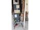 Indoor HVAC unit in a room under construction at 4119 Harrisburg Ne St, St Petersburg, FL 33703